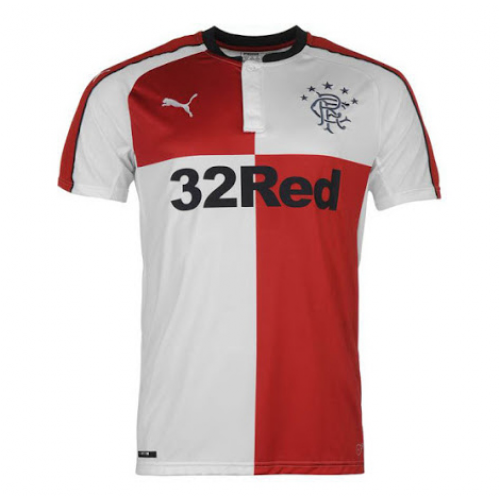 2016-17 Glasgow Rangers Away Soccer Jersey